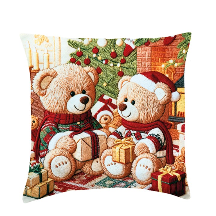 w_370-51_40x40 kh_3d-fotodruck_velour_weihnachten mit teddys_gross